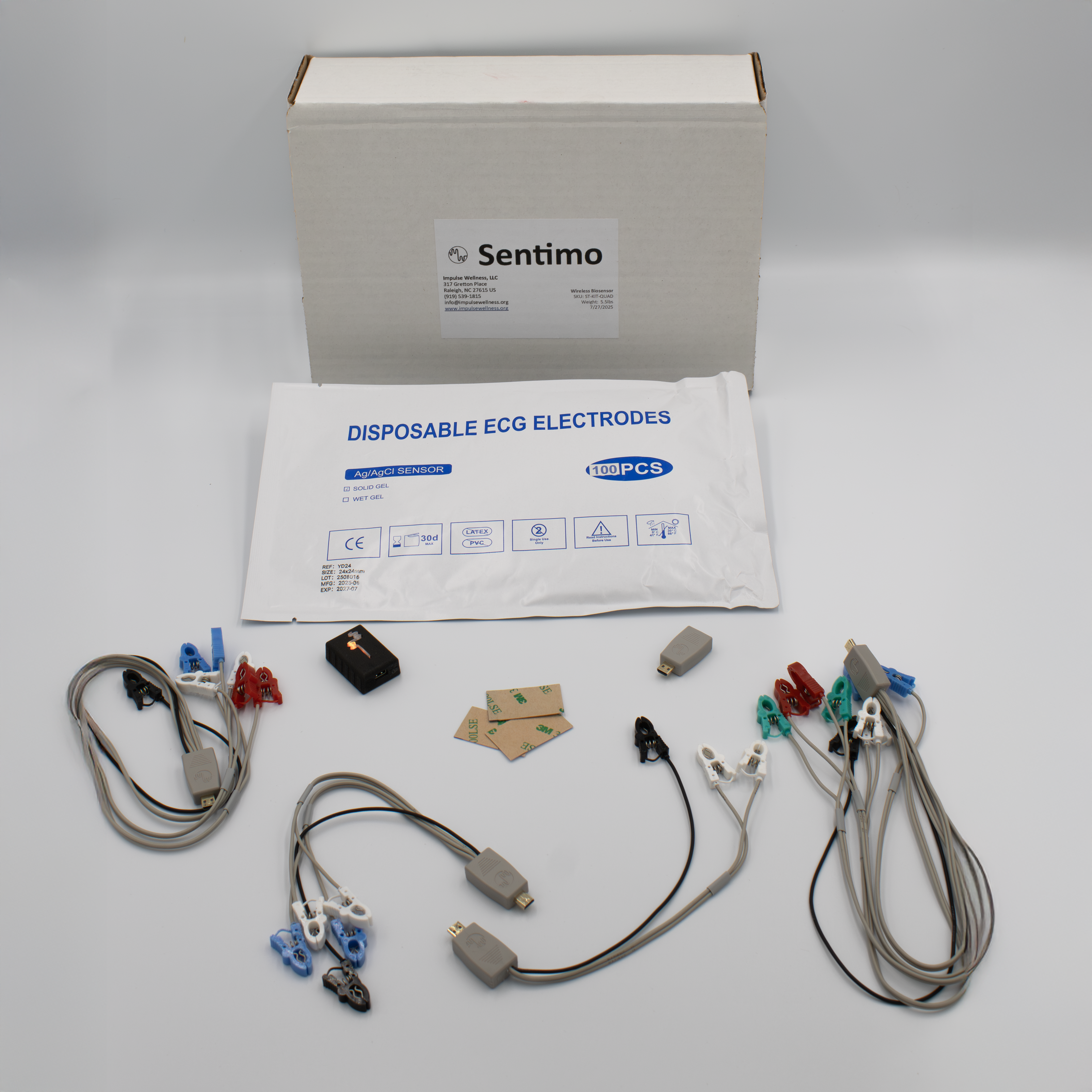 Sentimo Sensor Kit - Components Layout